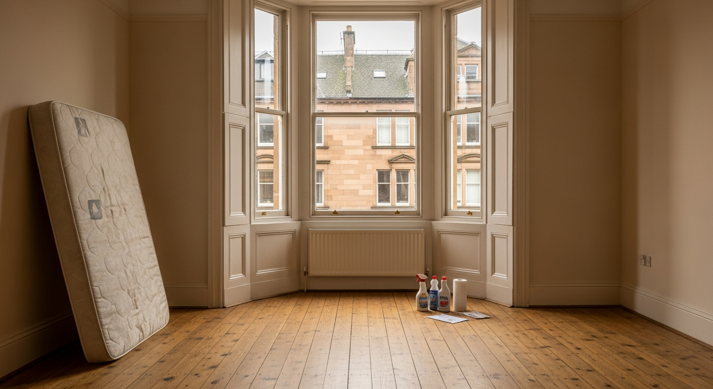 End of tenancy cleaning cost Glasgow: real rate card