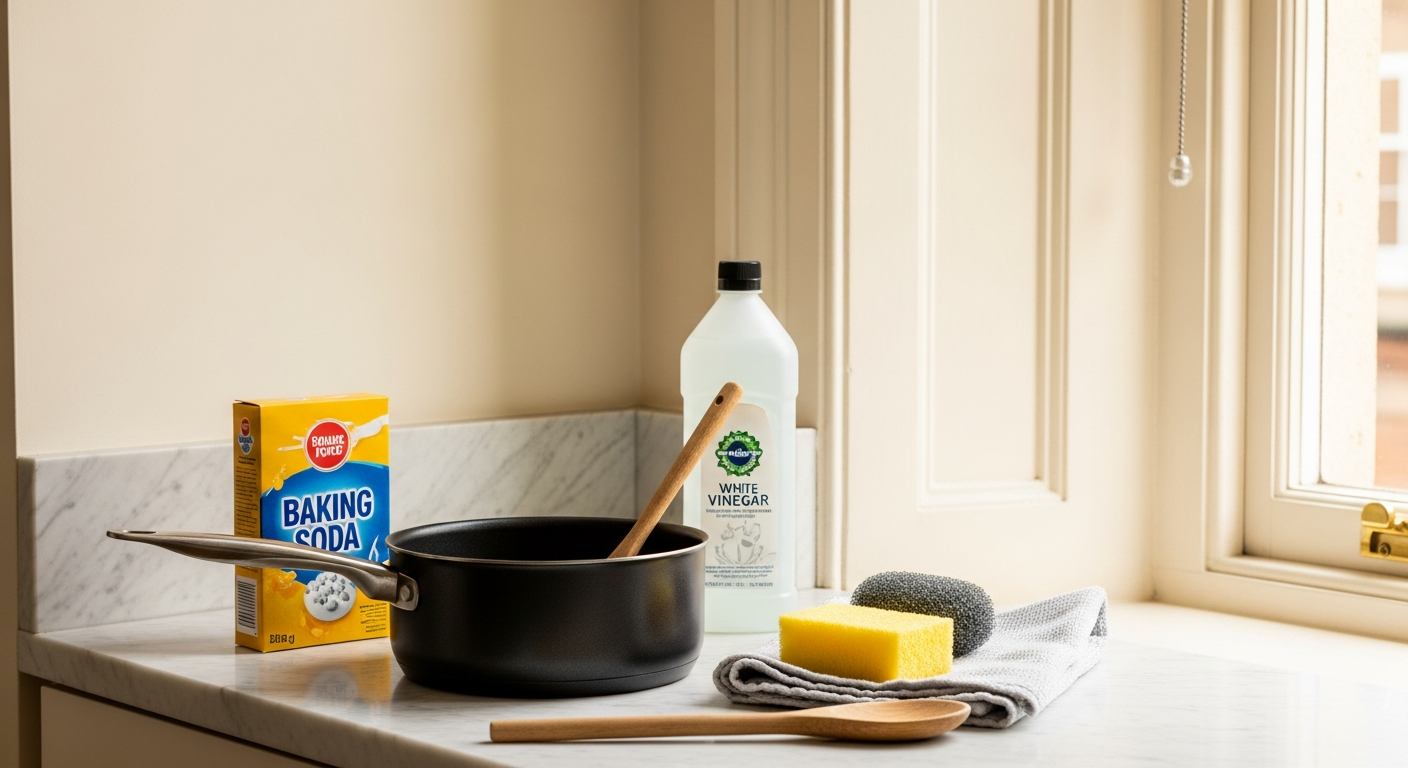 How to clean a burnt pan: four methods we tested