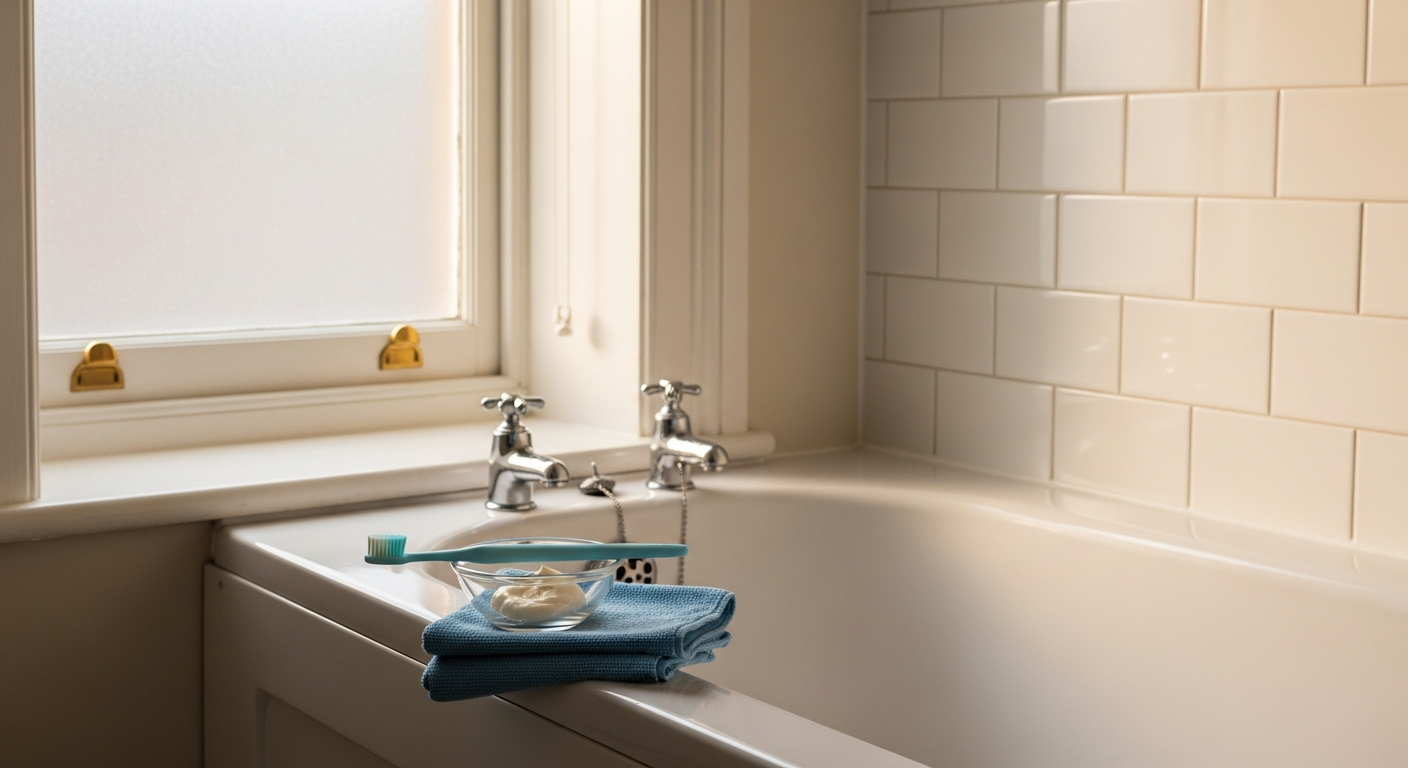 How to clean bathroom grout: the method we use every day