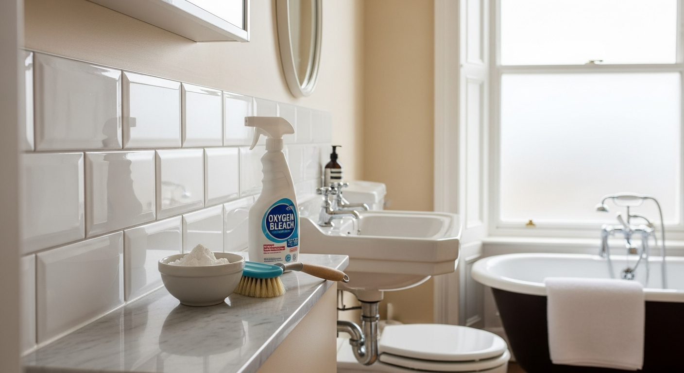 How to clean bathroom grout: the method we use