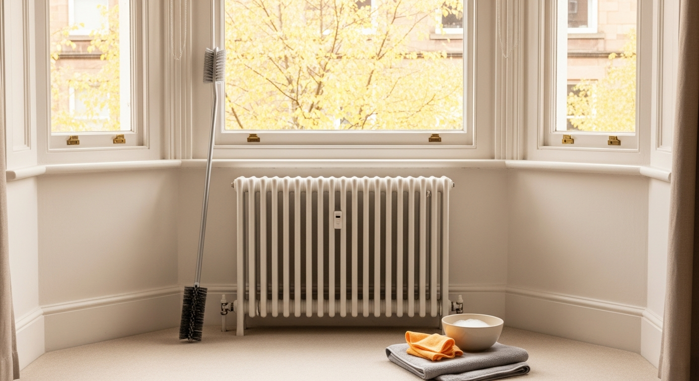 How to clean radiators before winter in Glasgow