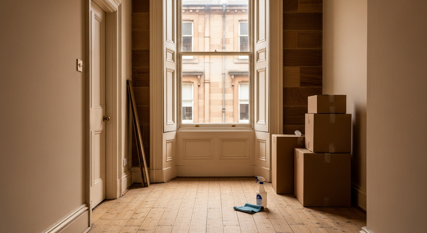 The Glasgow move in cleaning checklist we actually use