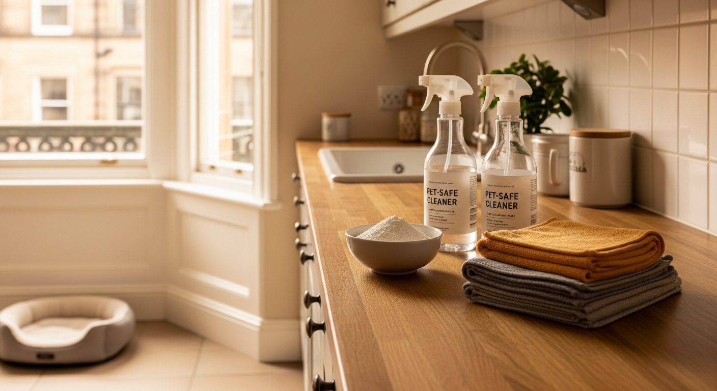 Pet-safe cleaning products: what we use in pet homes