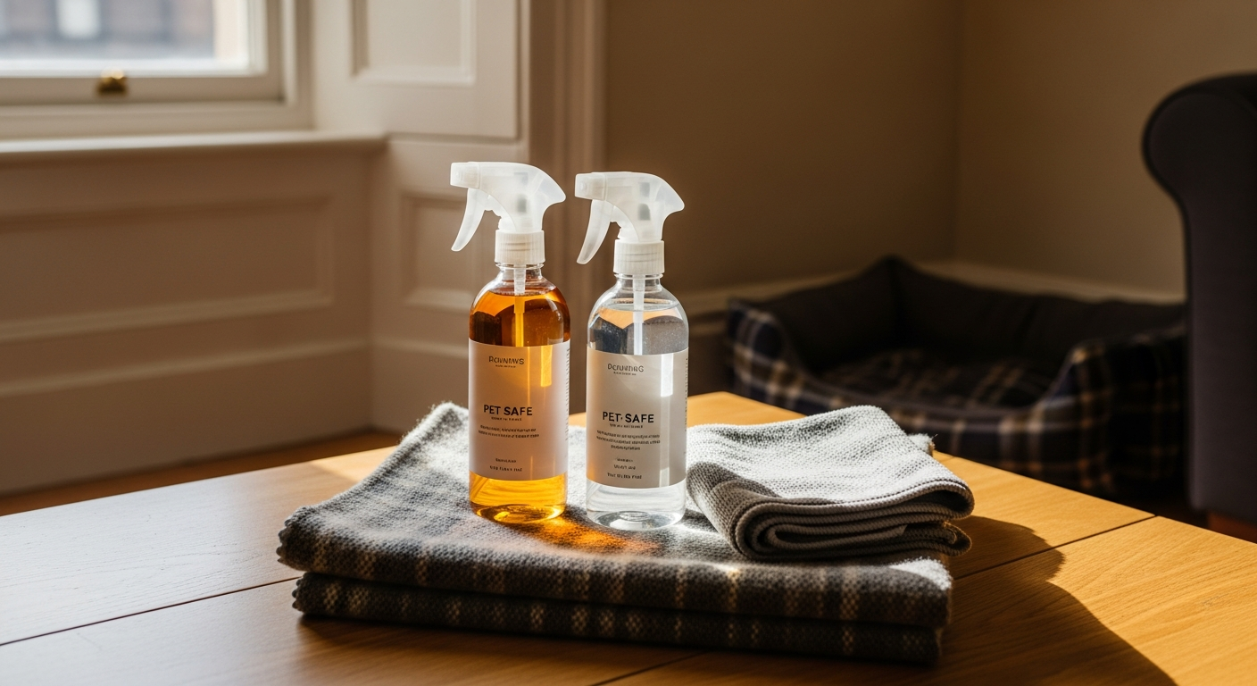 Pet-safe cleaning products: what we use in pet homes